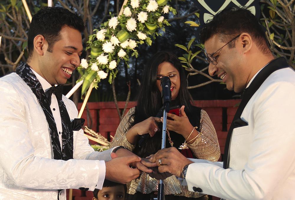 first gay marriage in telangana done in hyderabad