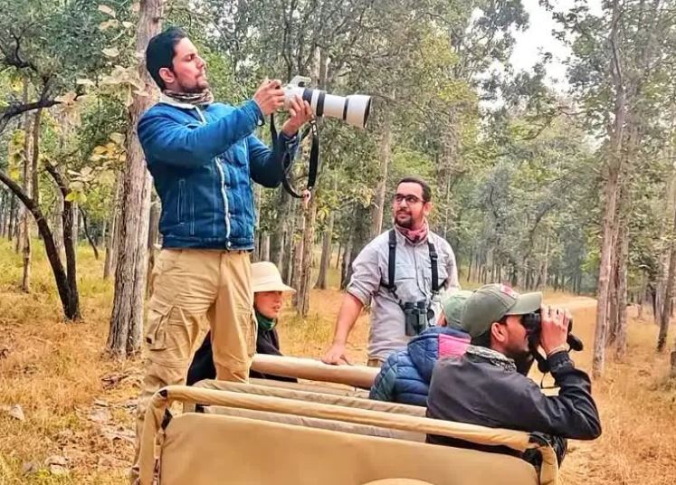 randeep hudda in satpura tiger reserve