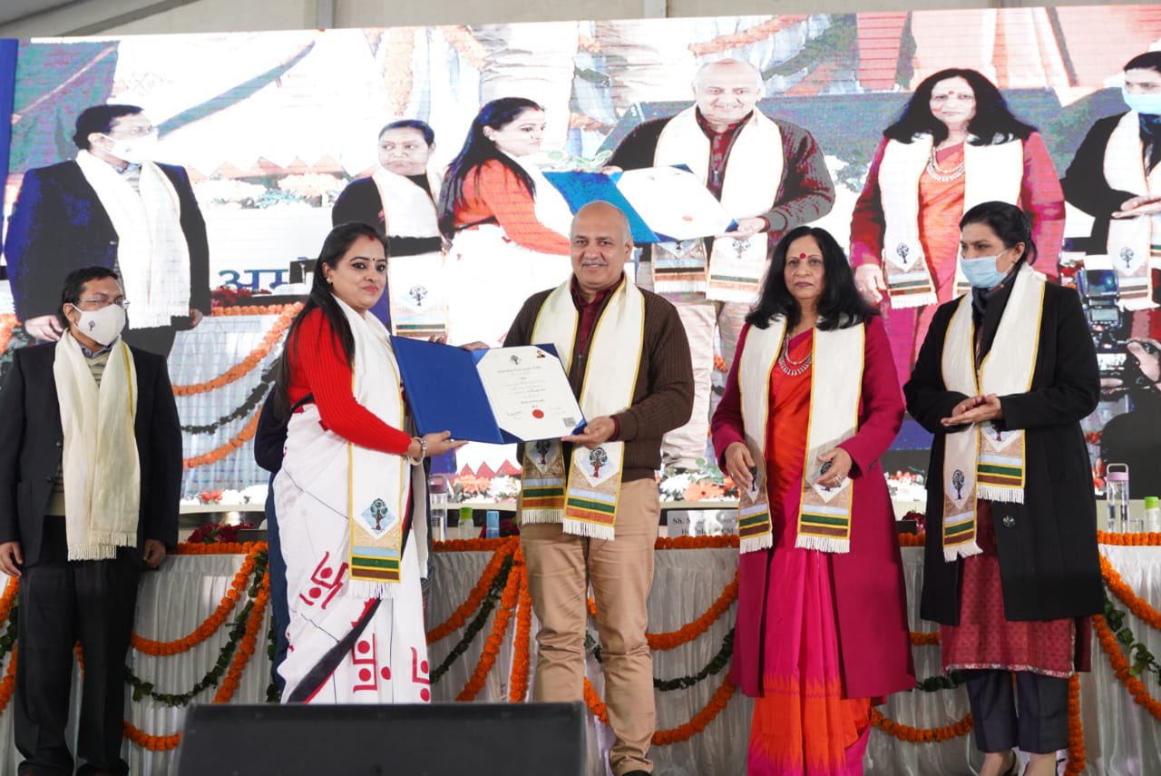 over 1000 students awarded degrees at 10th convocation of ambedkar university delhi