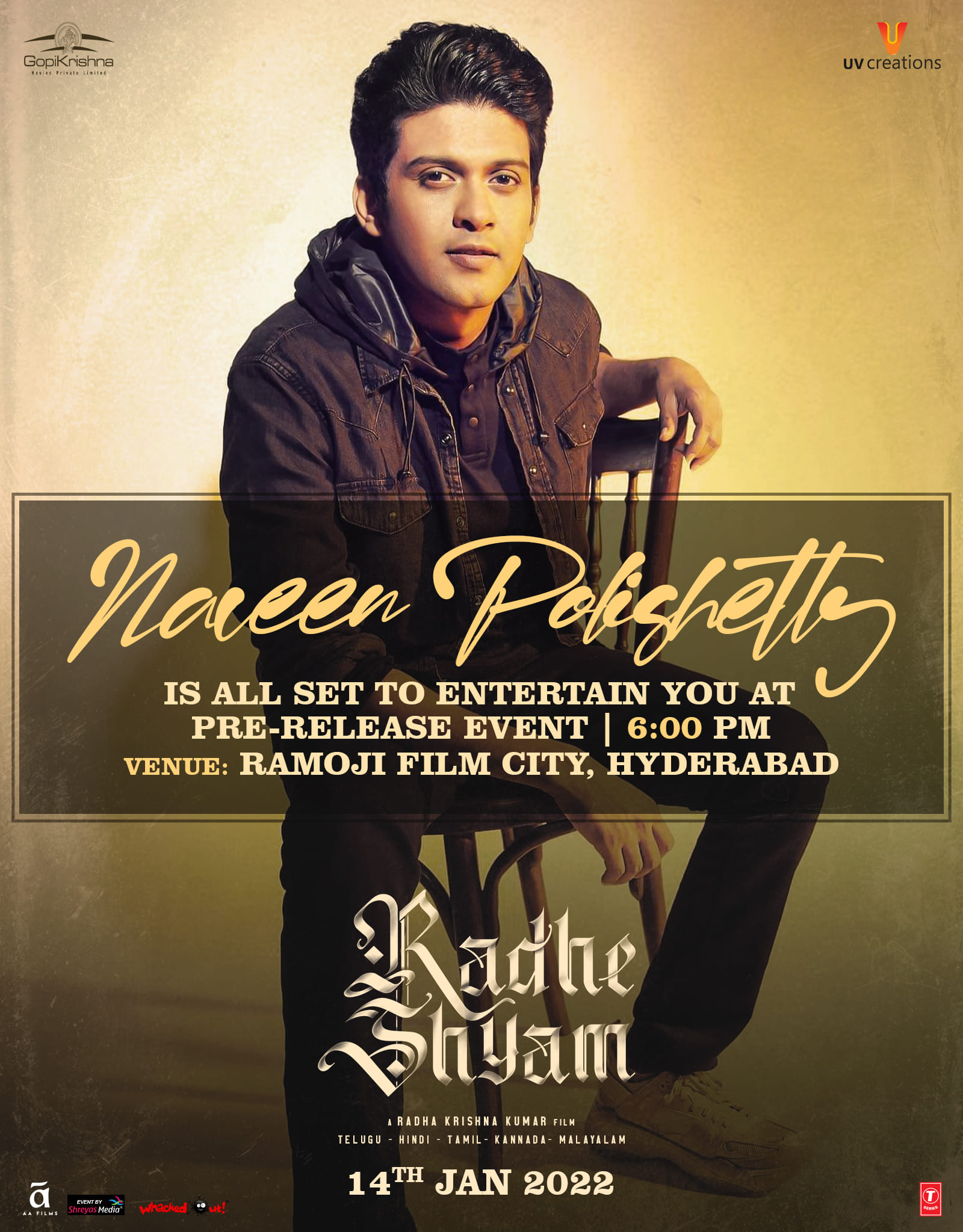 Radhe shyam pre release event