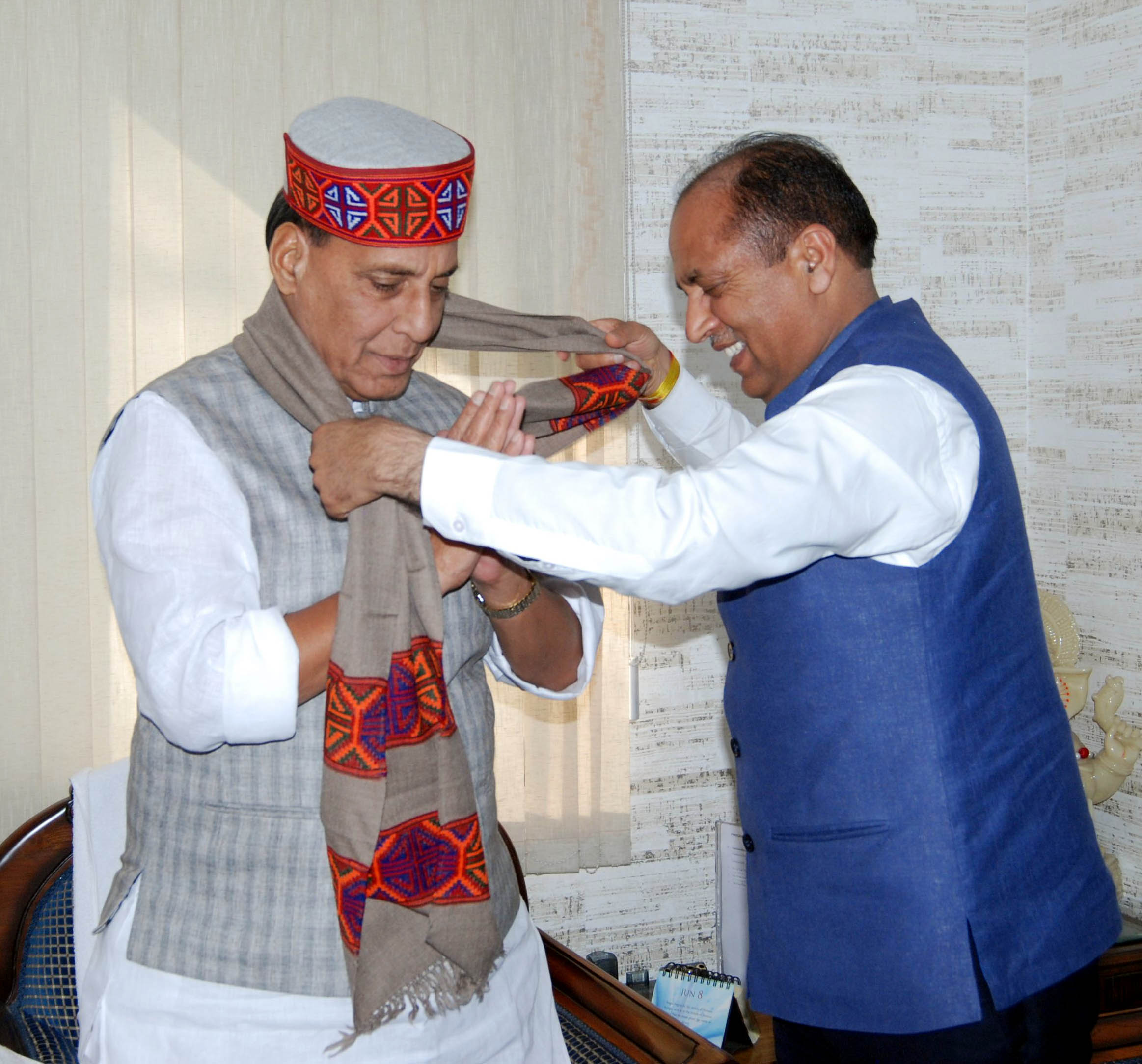 cm meet with rajnath