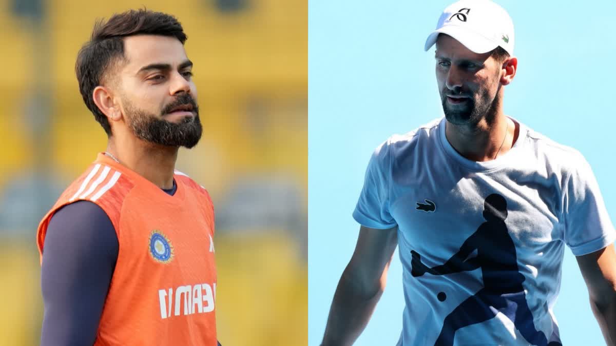 Virat Kohli and Novak Djokovic