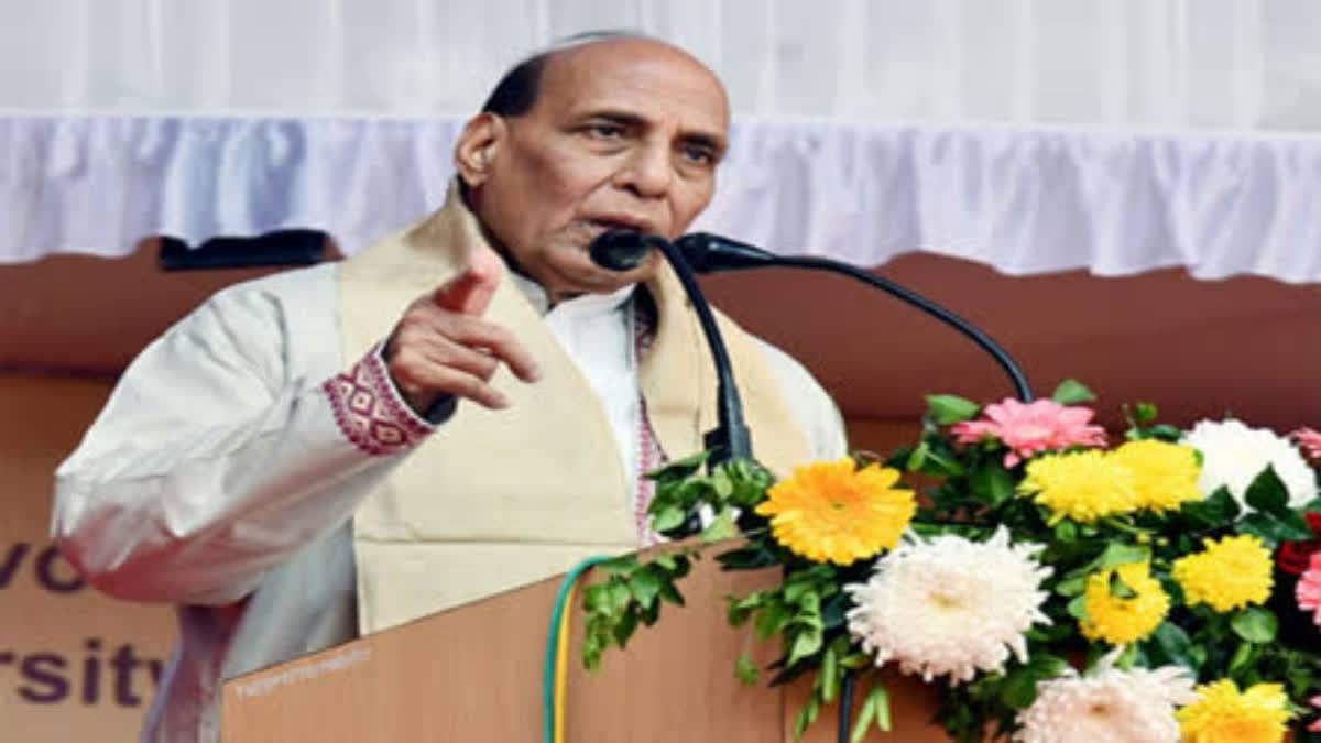 Rajnath Singh addresses speech on Armed Forces Veterans' Day