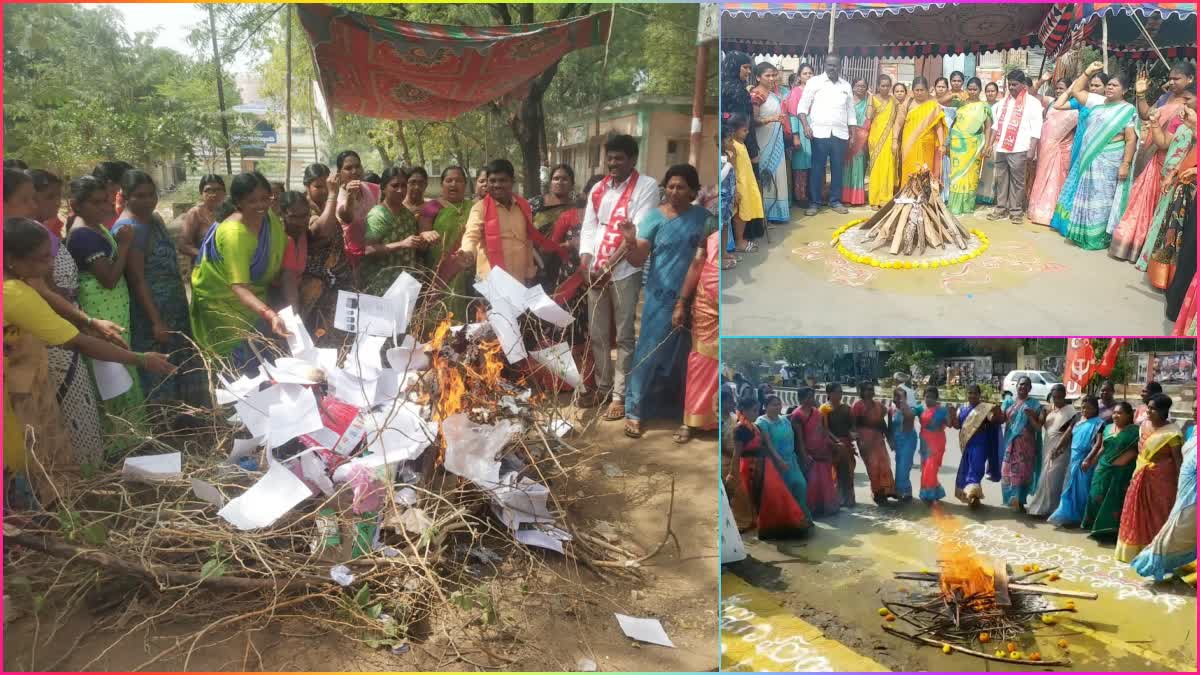 Anganwadi_Workers_34th_Day_Protests
