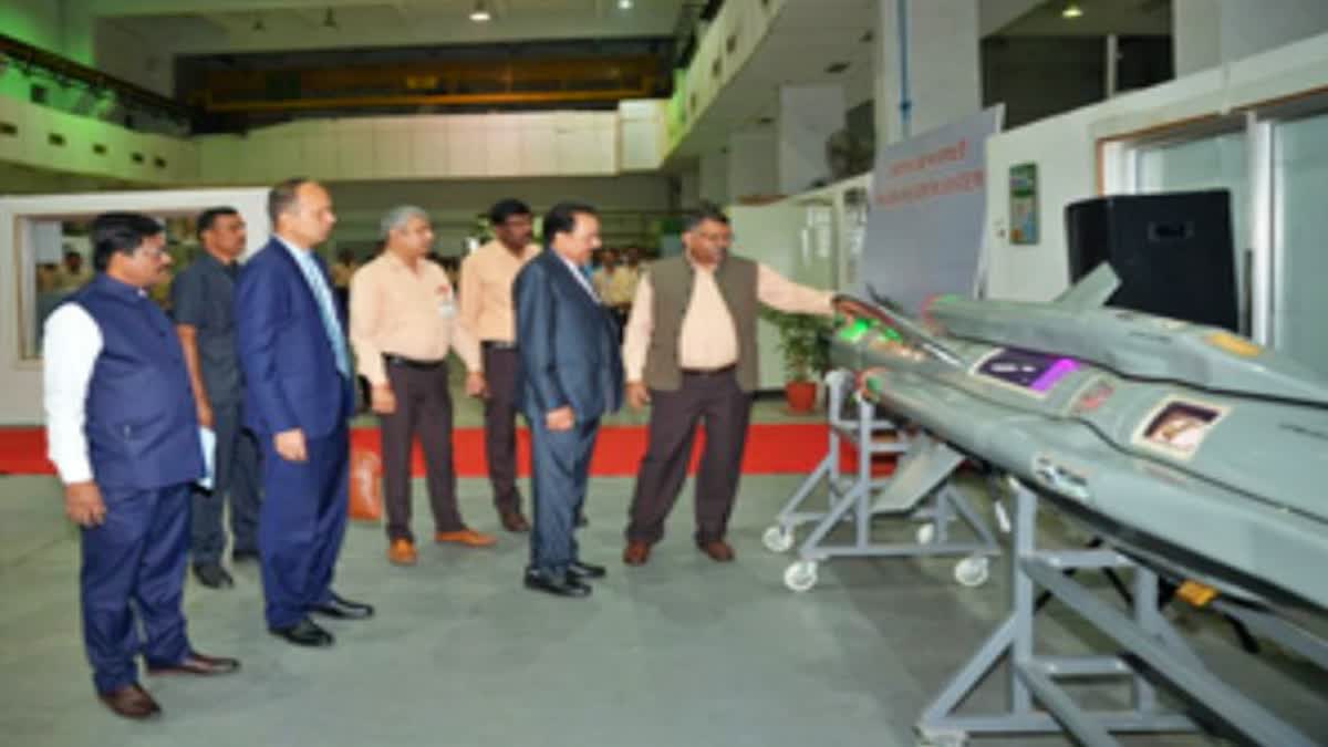 Union Minister Ajay Bhatt flags off Astra Missile
