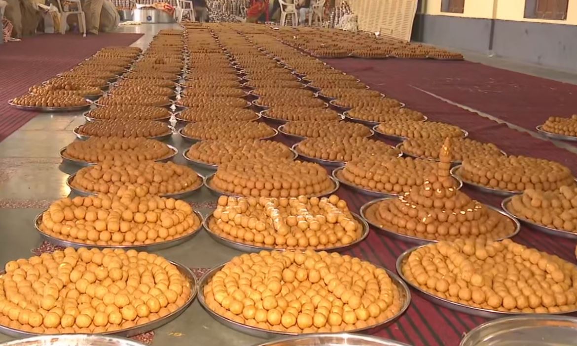 45 Tonnes Of Laddu Prasad For Pran Pratishtha