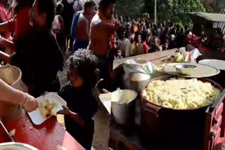 Makara Jyothi Darshanam  Sabarimala  Free Food Distribution For Devotees  ഭക്തർക്കായി സൗജന്യ ഭക്ഷണ വിതരണം  മകരവിളക്ക് ഉത്സവം  ശബരിമല