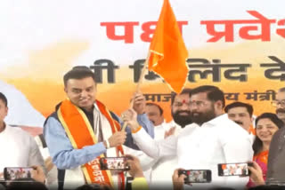 Milind Deora joins Shiv Sena