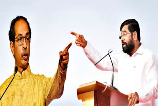 File photos: Uddhav Thackeray and Eknath Shinde (Source: ETV Bharat)