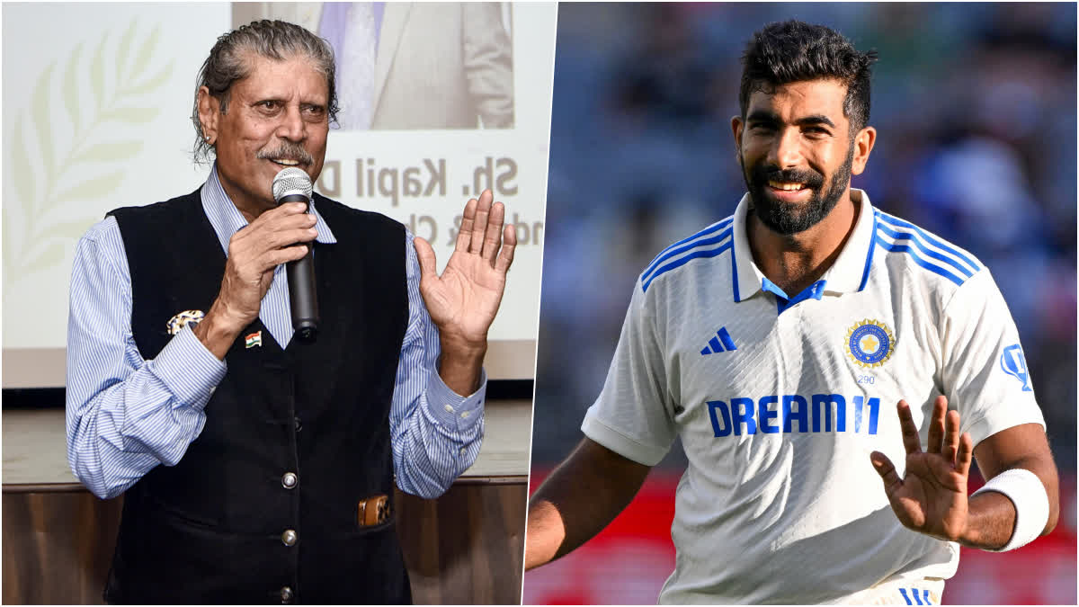 Kapil Dev and  Jasprit Bumrah