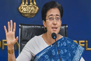 Chief Minister Atishi filed her nomination from the Kalkaji constituency on Tuesday at the DM's office in Lajpat Nagar.