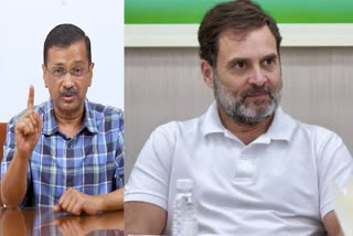 Arvind Kejriwal (Left) and Rahul Gandhi (Right).