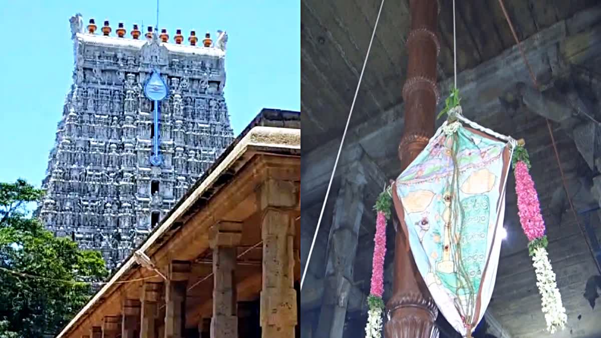 கொடியேற்றத்துடன் துவங்கியது செந்தூர் முருகன் கோயில் மாசி திருவிழா