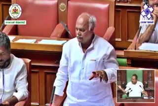 Minister Sivananda Patil spoke in the Assembly.