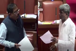 Etv Bharatdeath-threats-to-gopalaya-issue-discussion-in-legislative-council