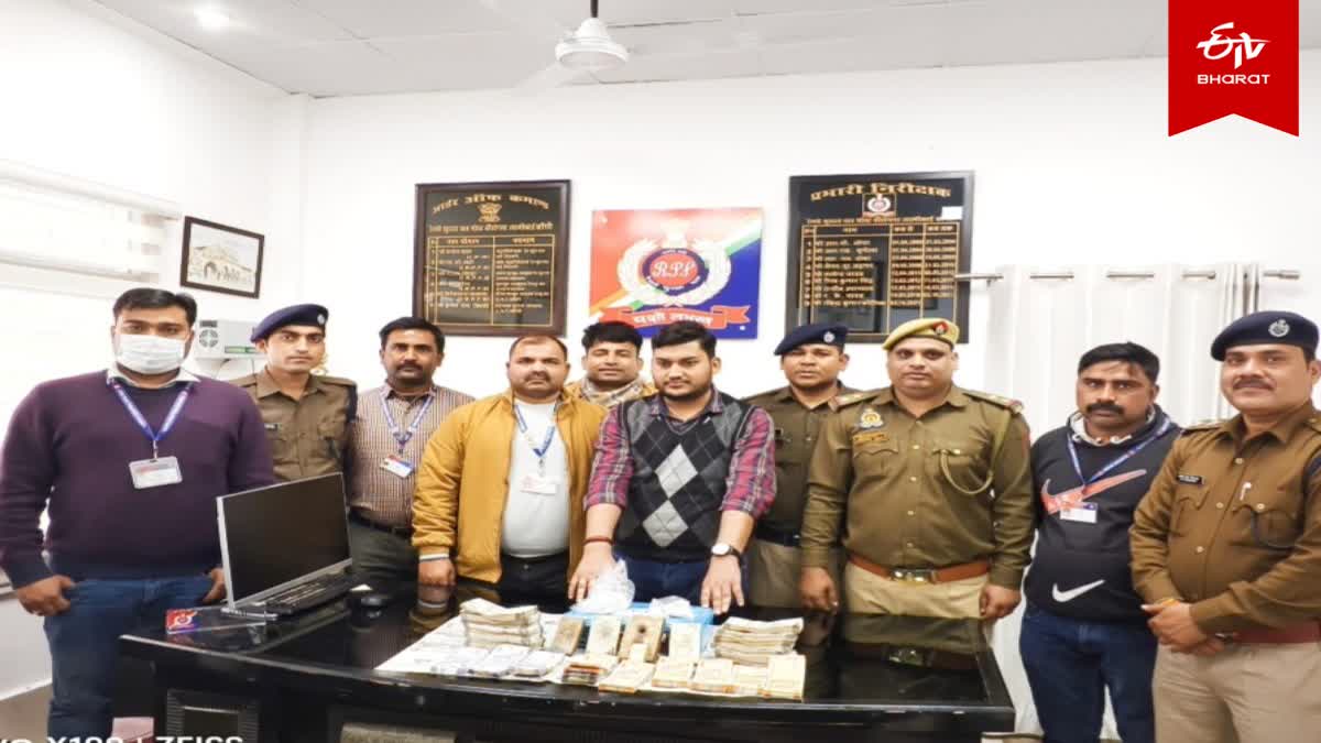 पुलिस की गिरफ्त में चांदी तस्करी का आरोपी.