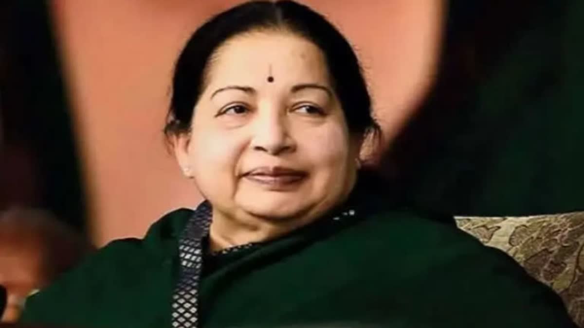 Former Tamil Nadu Chief Minister J Jayalalithaa