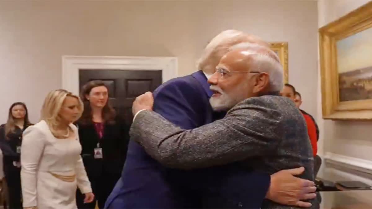 President Trump and PM Modi meeting