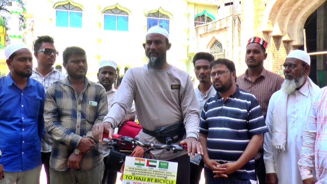 Bengaluru's Mohammed Habib embarks on a cycle pilgrimage to Mecca and Medinah