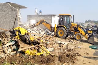 AP Officials Remove Illegal Structures