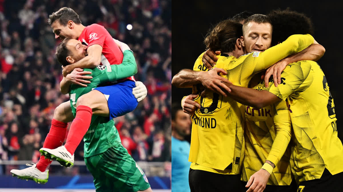 UCL  Atletico Madrid vs Inter Milan  Borussia Dortmund vs PSV Result  UCL Round of 16