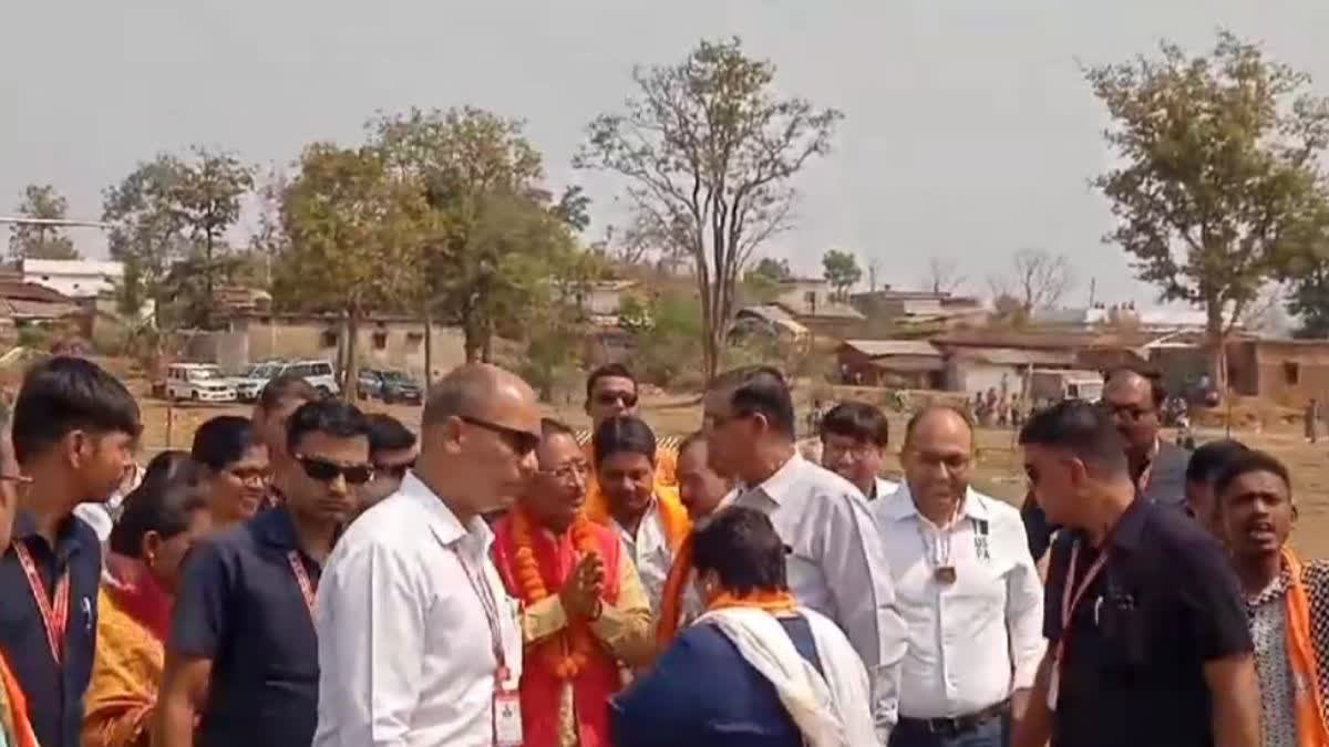 CM Sai in Mohla Manpur