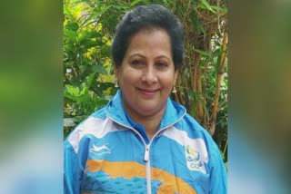 Padmini Thomas joined BJP  sports council ex president Padmini  Asian games medalist Padmini Thomas  Congress leaders joined bjp