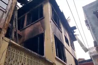 سرینگر میں شبانہ آتشزدگی، چار رہائشی مکان خاکستر
