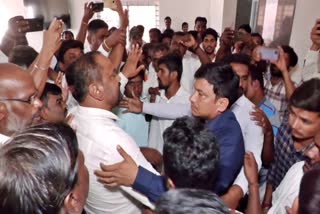 Activists expressed their outrage by laying siege to BJP office