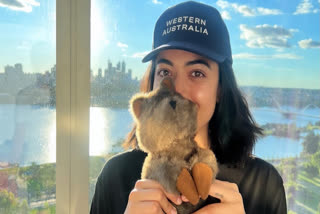 Rashmika Mandanna's No Makeup Look with Teddy Is Way Too Cute - See Pic