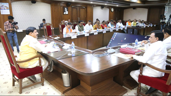 Mohan Yadav cabinet meeting