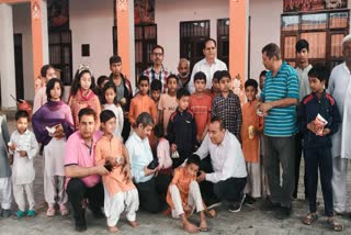 HOLI WITH HELPLESS WOMEN CHILDREN