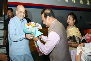 Amit Shah arrives in Assam
