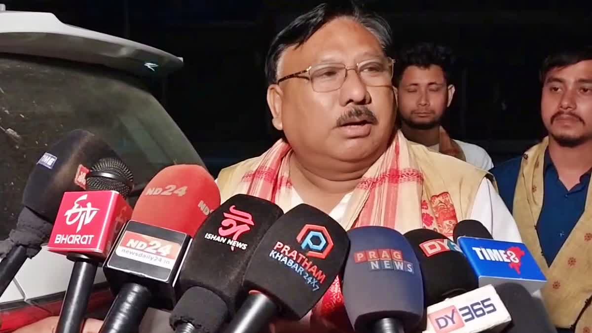 Minister jogen mohan criticizes Gaurav Gogoi's election campaign