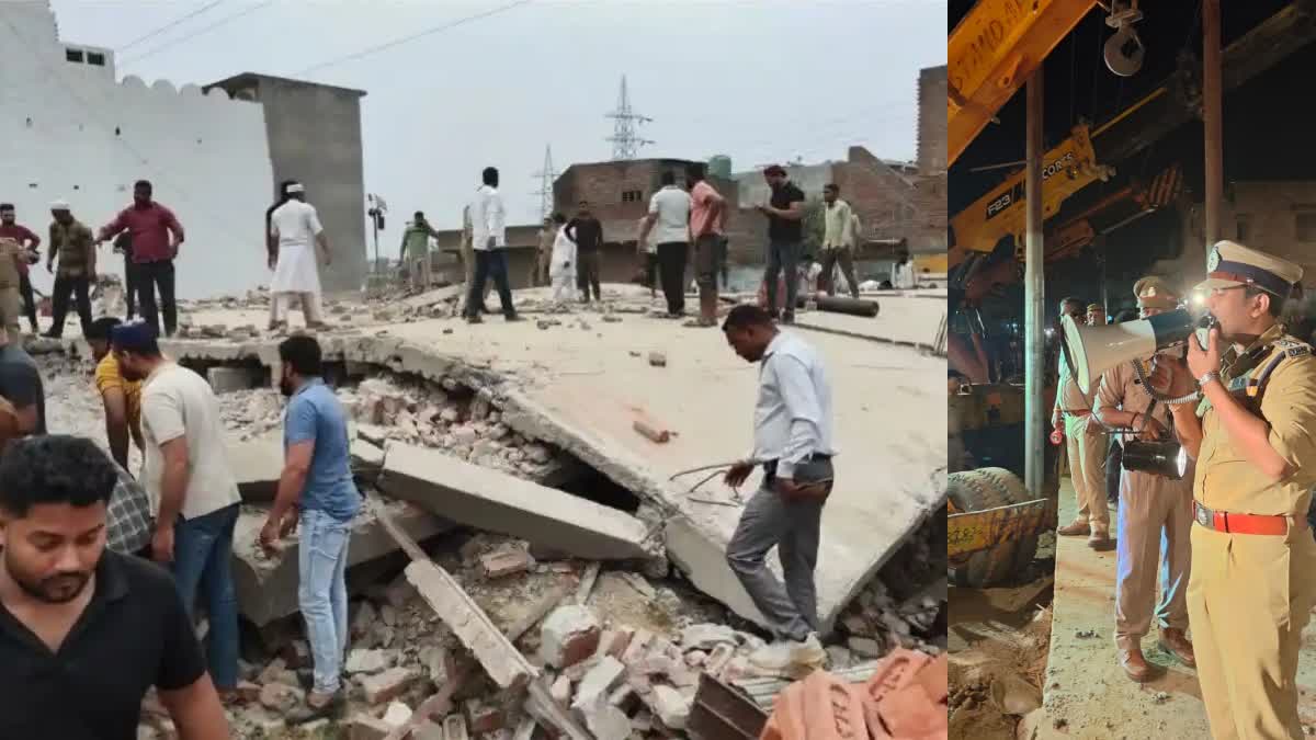 Building Collapse In Uttar Pradesh