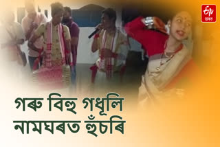 Keeping tradition Bihu Hunchari begins in Tingkhang