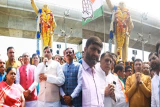 BJP CONGRESS TRIBUTE TO AMBEDKAR