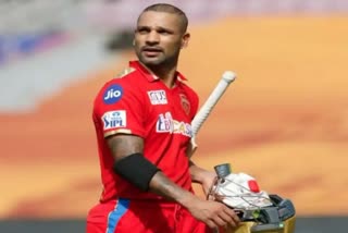 Injured Shikhar Dhawan