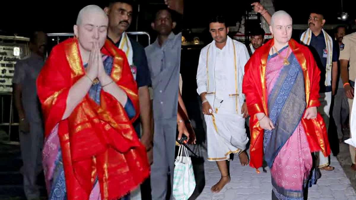 Pawan Kalyan wife anna lezhneva donated her hair