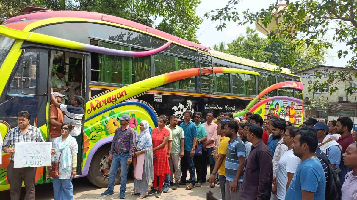 SSC UNEMPLOYED TEACHERS PROTEST