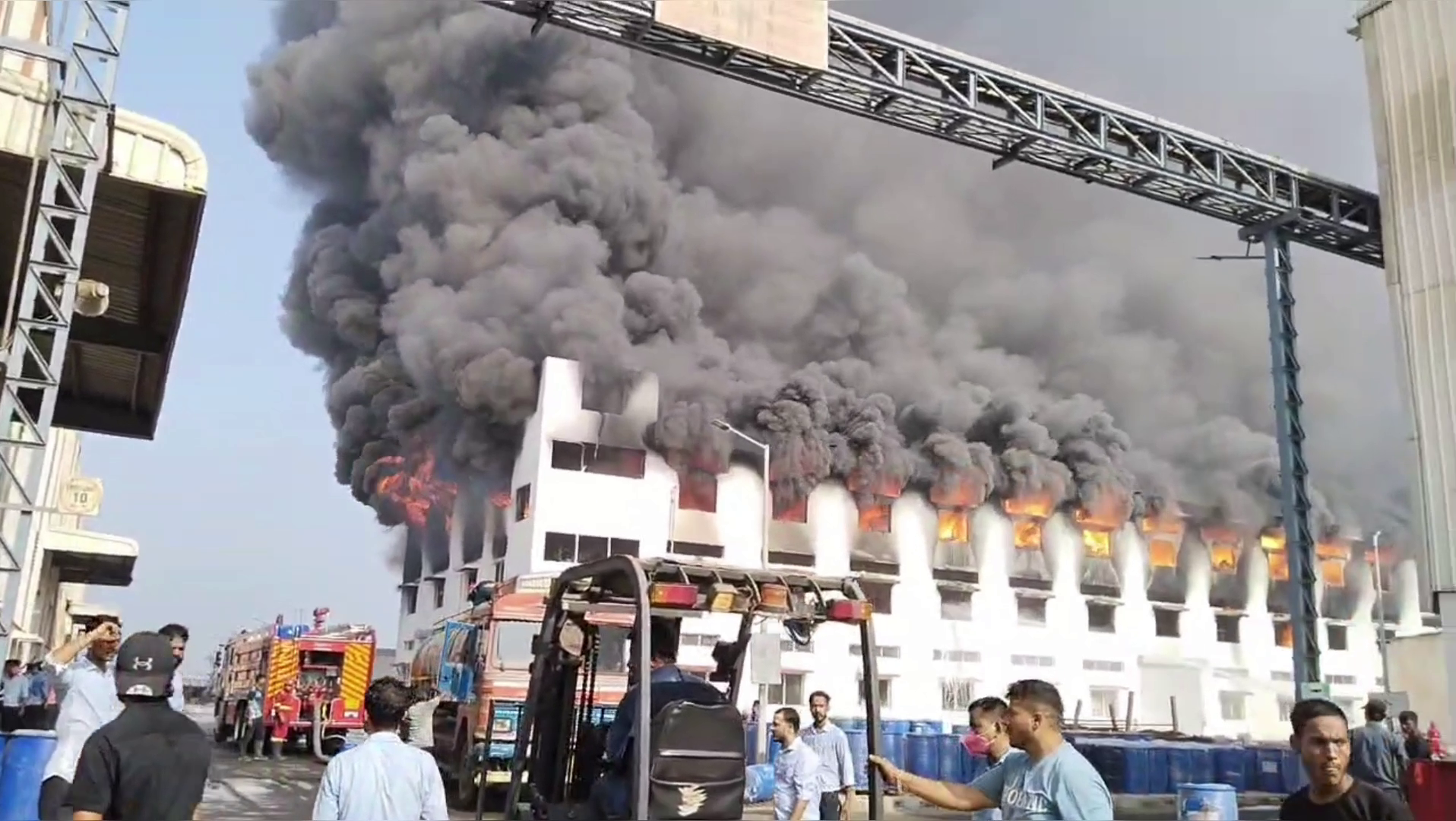 પાનોલી GIDCમાં ખાનગી કંપનીમાં આગ