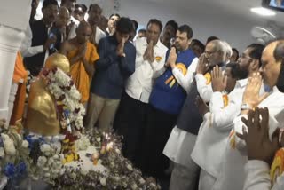 Chief Minister Devendra Fadnavis pays tribute to Babasaheb