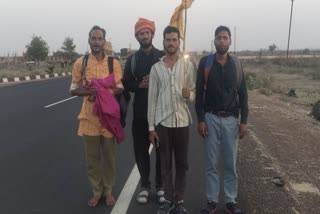 PAIDAL YATRA FOR KHATU SHYAM TEMPLE