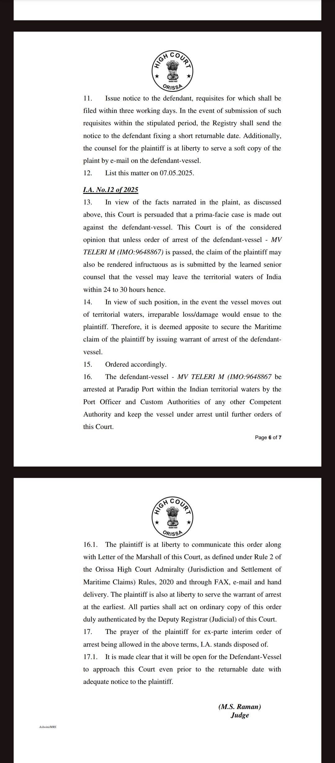 Orissa high court