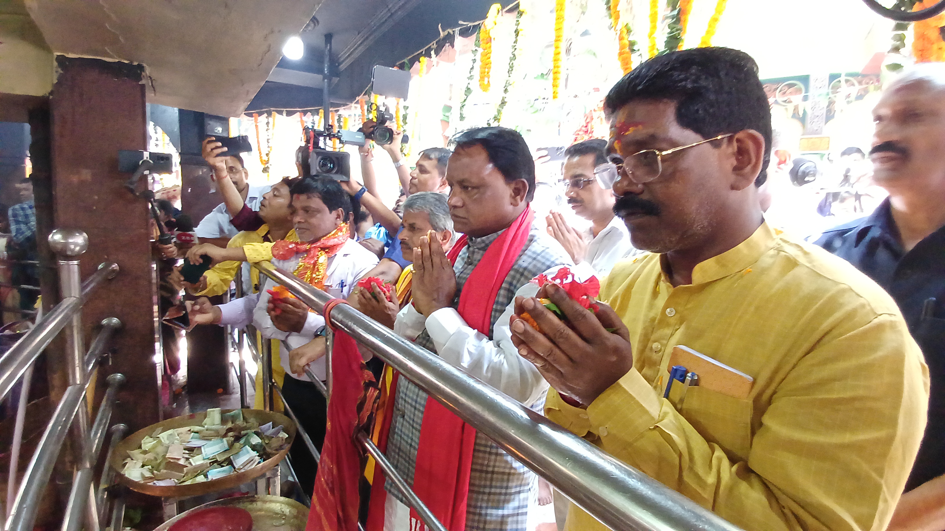 ଘଟଗାଁ ମା' ତାରିଣୀଙ୍କ ପୀଠରେ ମୁଖ୍ୟମନ୍ତ୍ରୀ ମୋହନ ଚରଣ ମାଝୀ