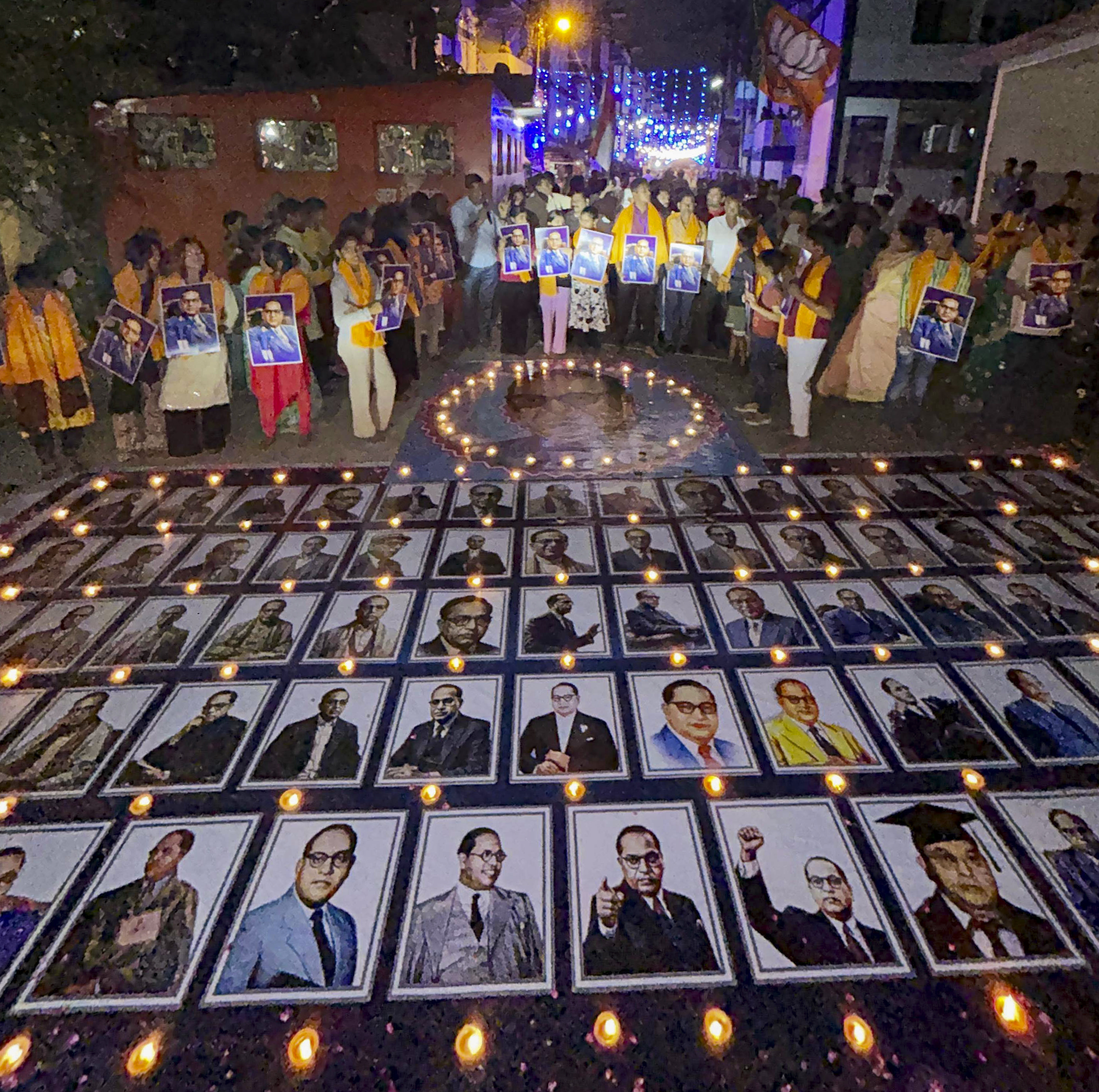 135th Ambedkar Jayanti Nation Pays Homage to Chief Architect Of Constitution President PM Floral Tributes Thousands Throng Deekshabhoomi