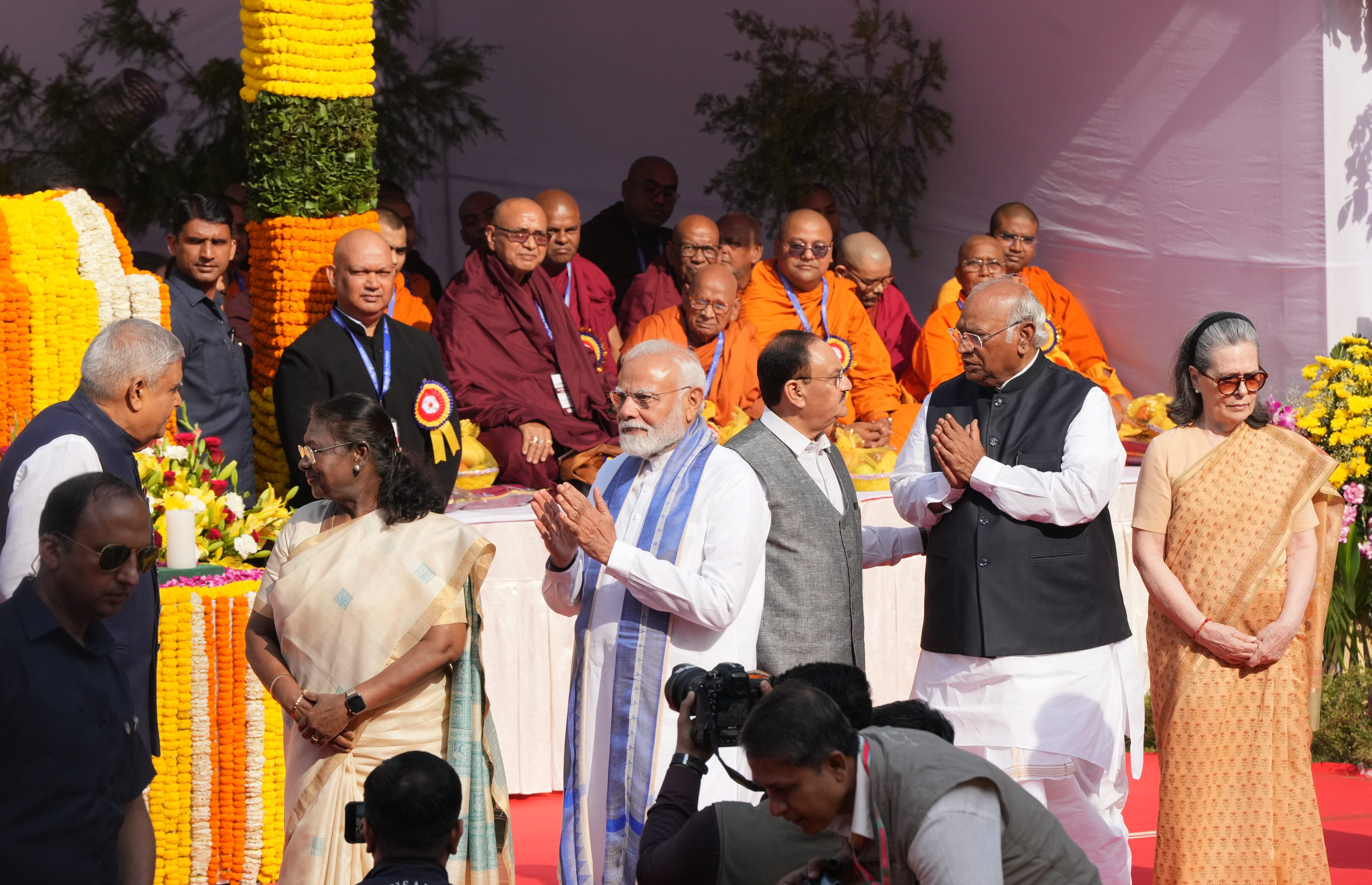 135th Ambedkar Jayanti Nation Pays Homage to Chief Architect Of Constitution President PM Floral Tributes Thousands Throng Deekshabhoomi