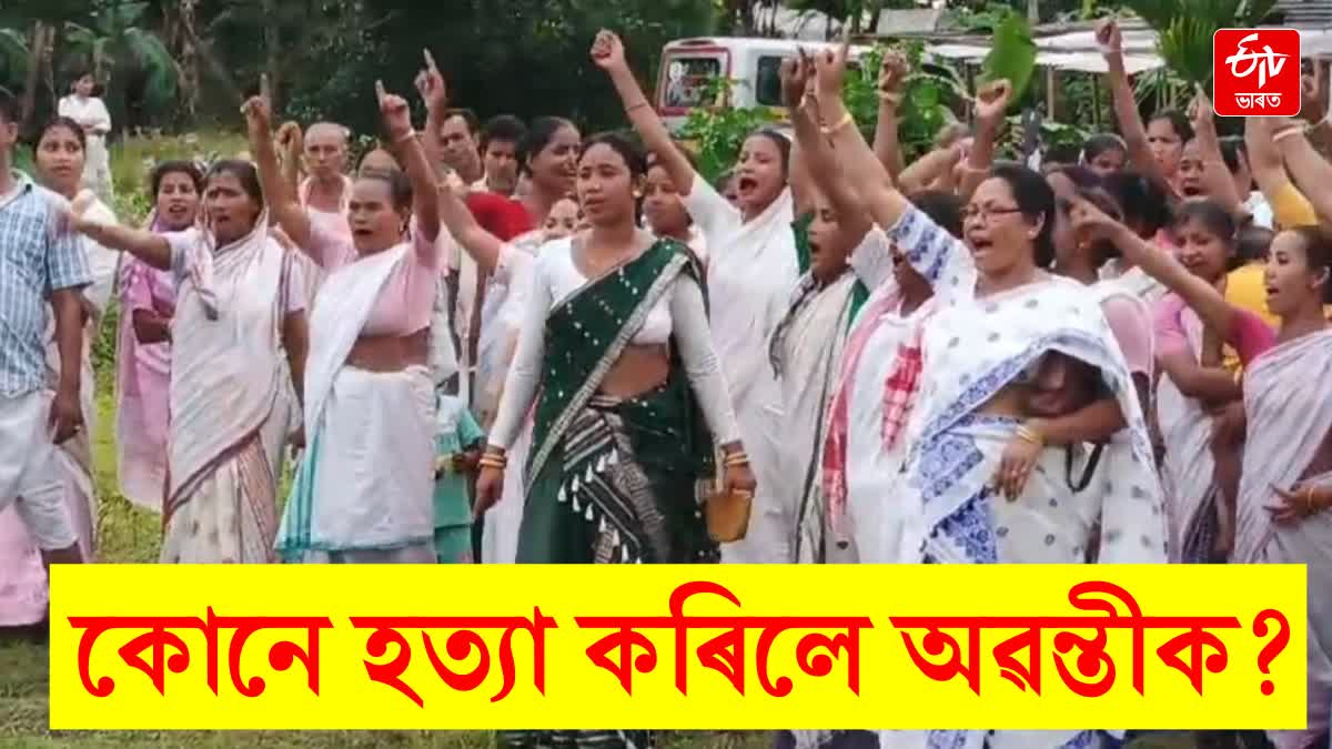 women protest in lakhimpur