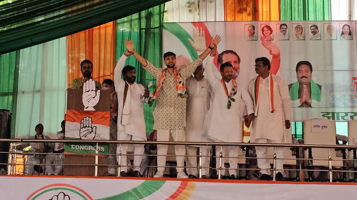 Hazaribag MP Jayant Sinha son supported Congress candidate JP Patel