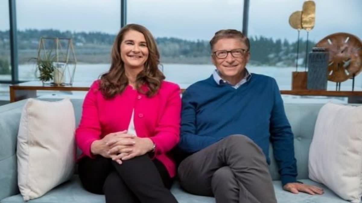 bill gates and his EX Wife melinda gates photo